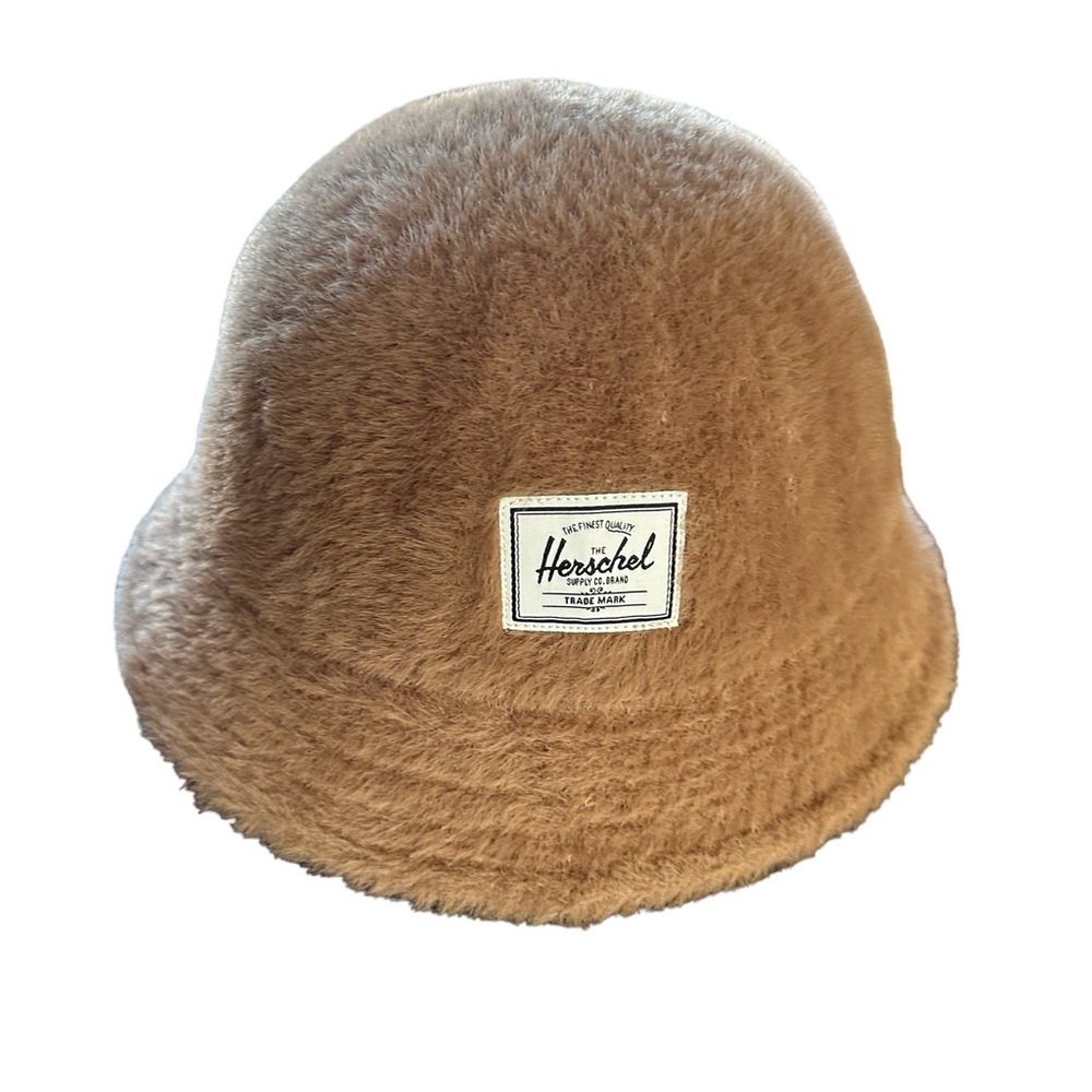 HERSHEL SUPPY CO Henderson Faux Mohair Fawn Bucket Hat Size S/M NWOT